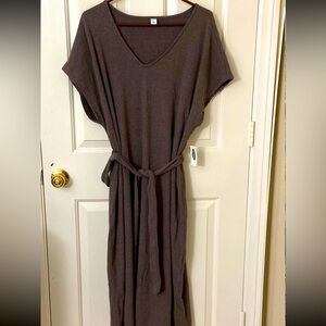 Old Navy Women’s Belted Long Dress NWT